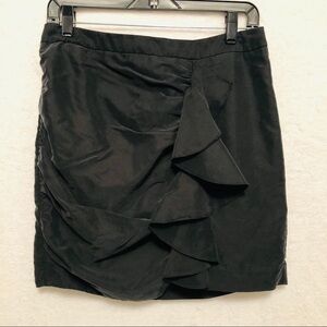 H&M Black Metallic Mini Skirt